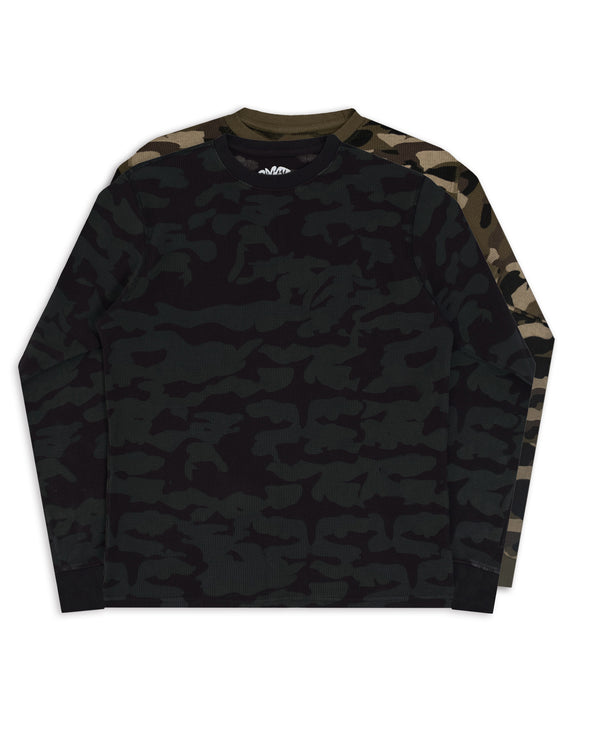 Waffle Long Sleeve | 2 Pack