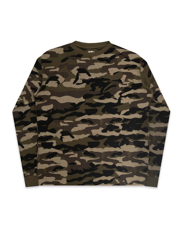 Waffle Long Sleeve | Military