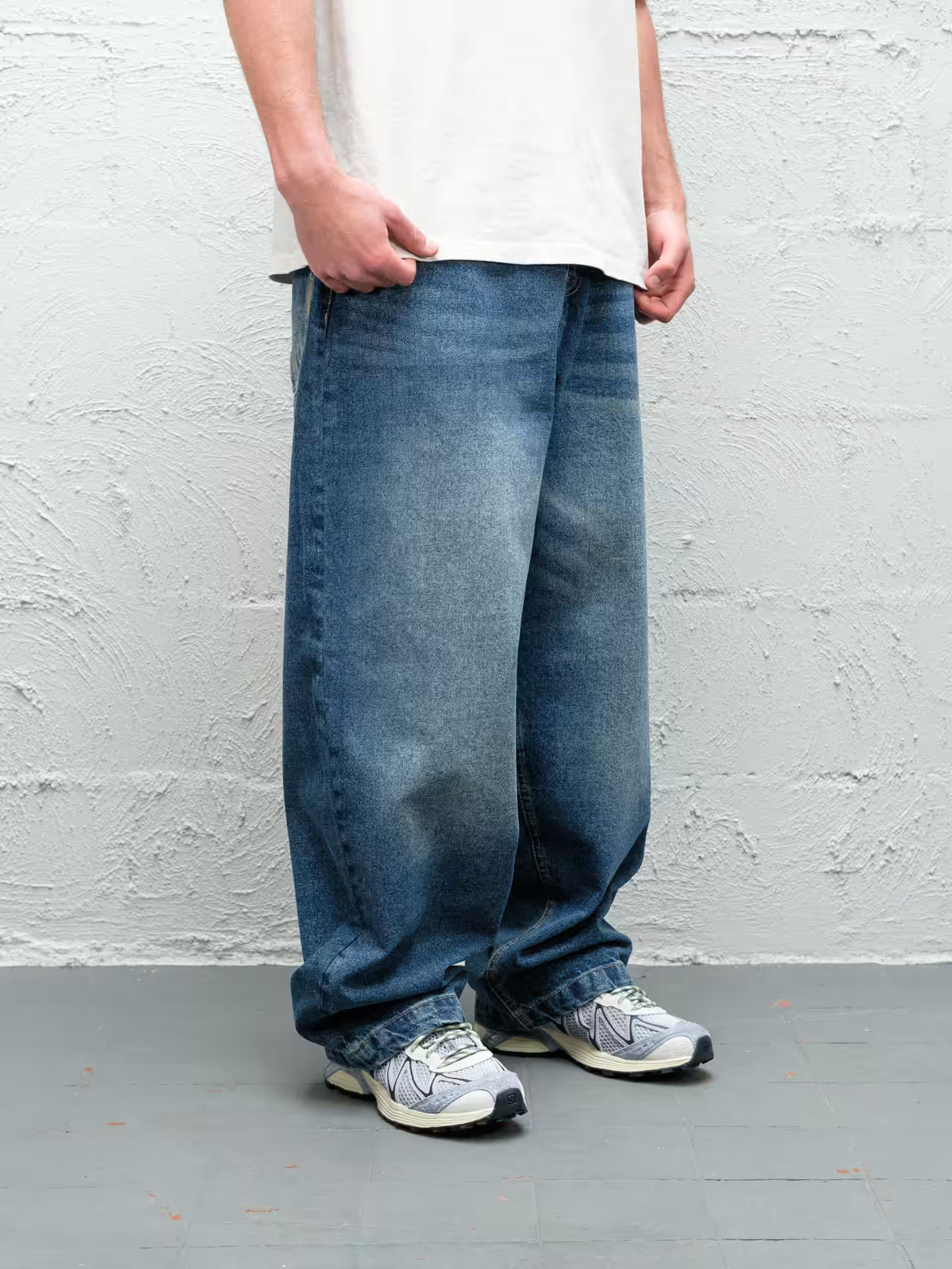 Frost denim pant lower half