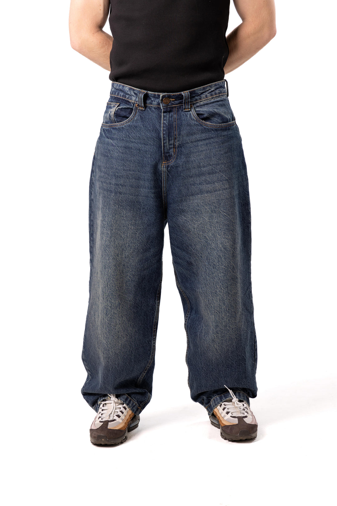 Super Baggy Jean Model - Blue Dove