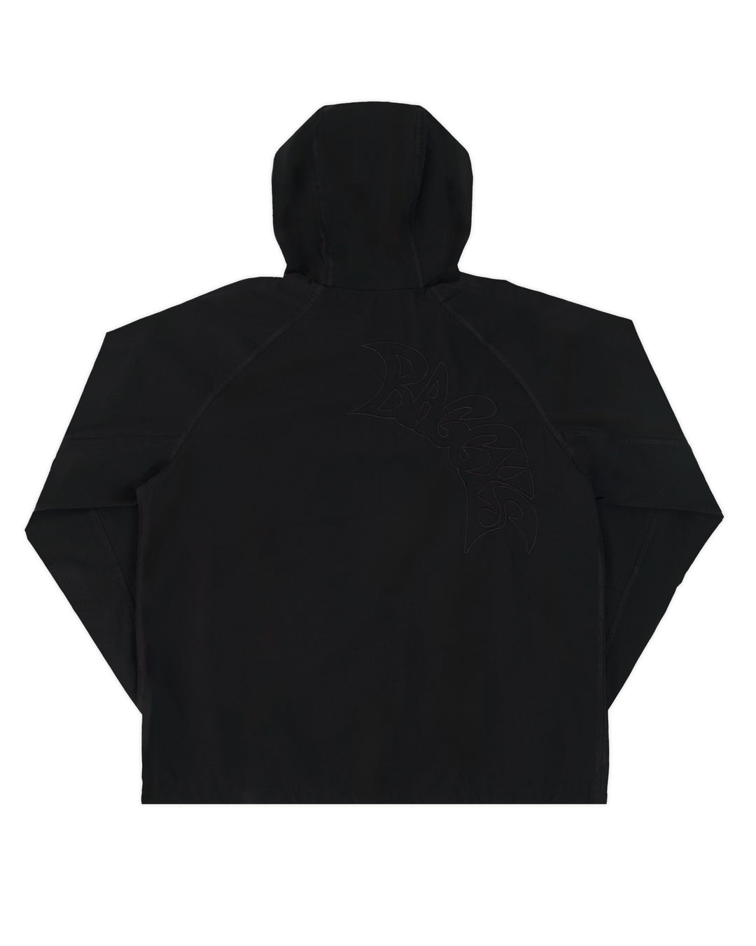 Baggy Vanta Black Track Jacket Back Flatlay