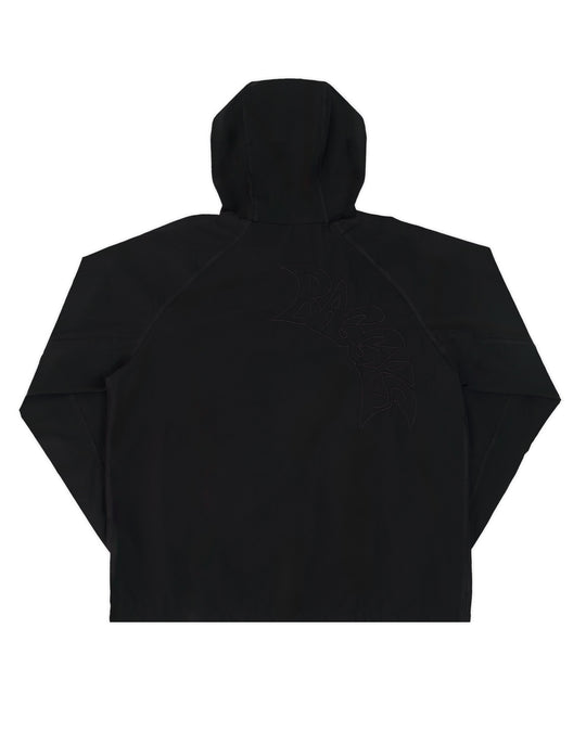 Baggy Vanta Black Track Jacket Back Flatlay