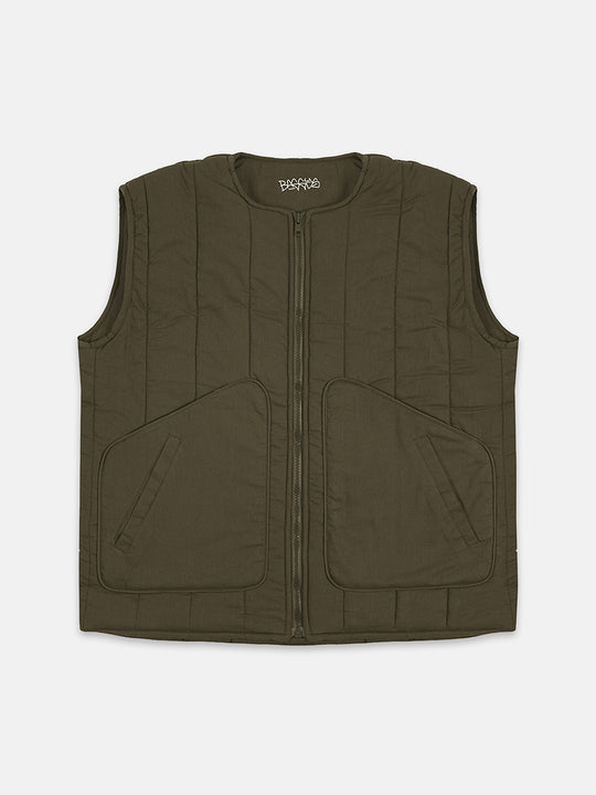 MILITARY GILET | PINE - Baggys.uk