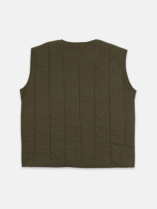 MILITARY GILET | PINE - Baggys.uk