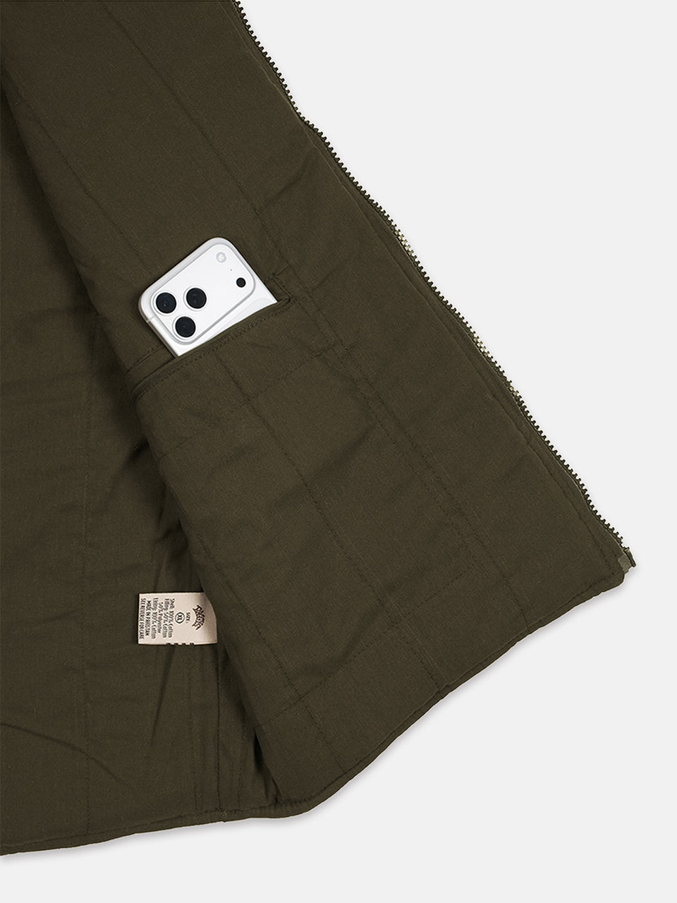 MILITARY GILET | PINE - Baggys.uk