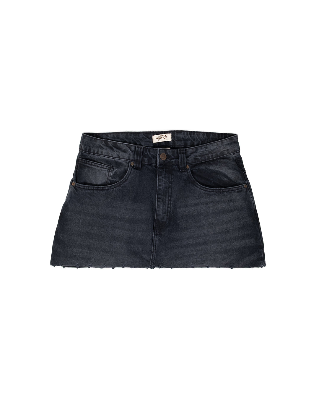 Denim Mini Skirt | Fades