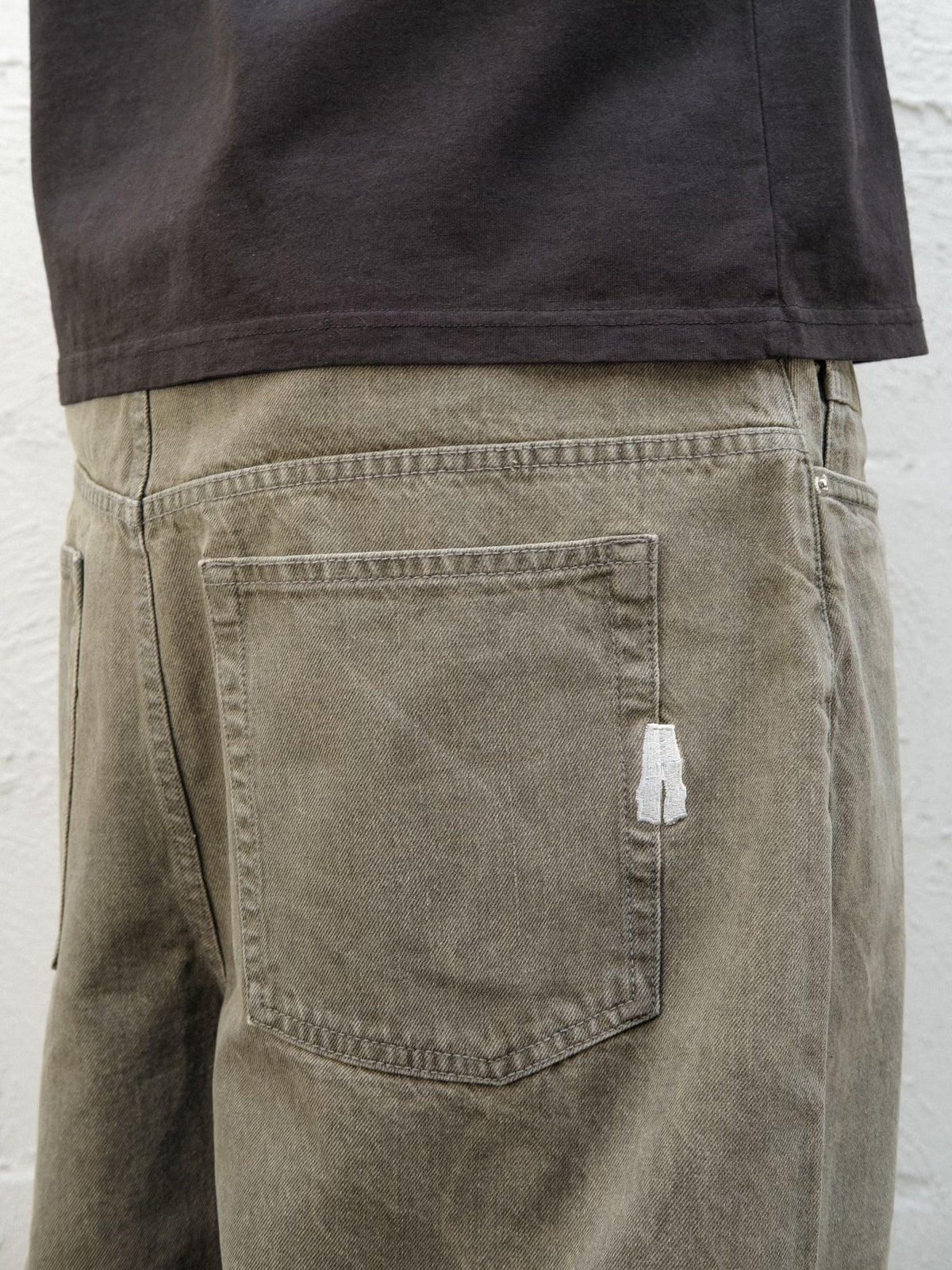 DENIM PANT | SAGE rear back pocket Baggys.uk