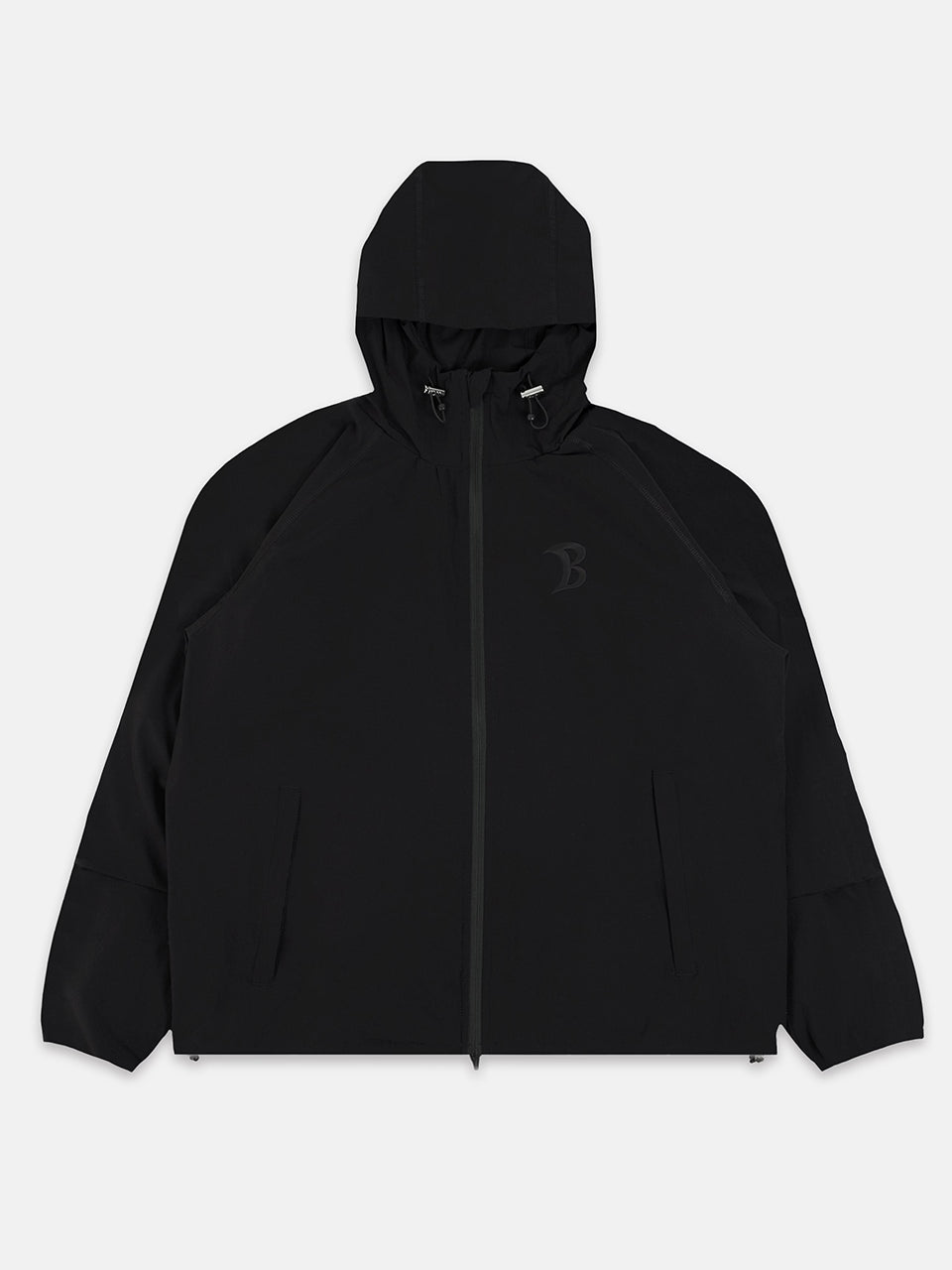 Baggys Vanta Black Track Top Back Front Flatlay 