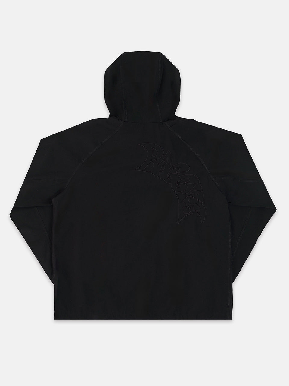 Baggy Vanta Black Track Jacket Back Flatlay
