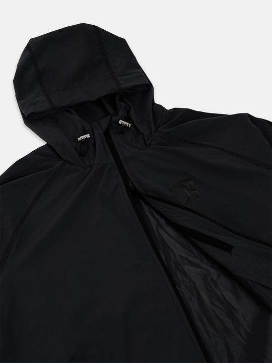 Baggys Vanta Black Track Top Front Zip and Lining