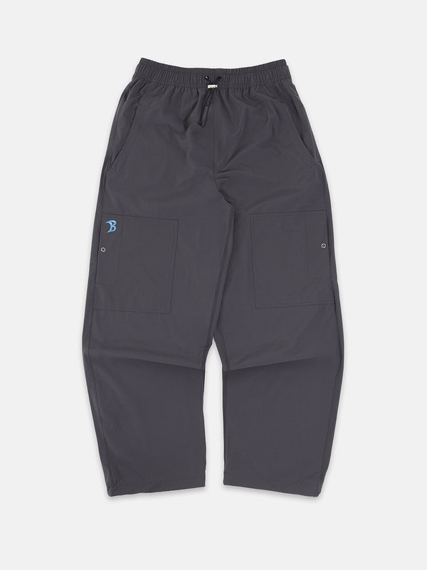 Baggy Oxide Grey Track Pants Front Flatlay