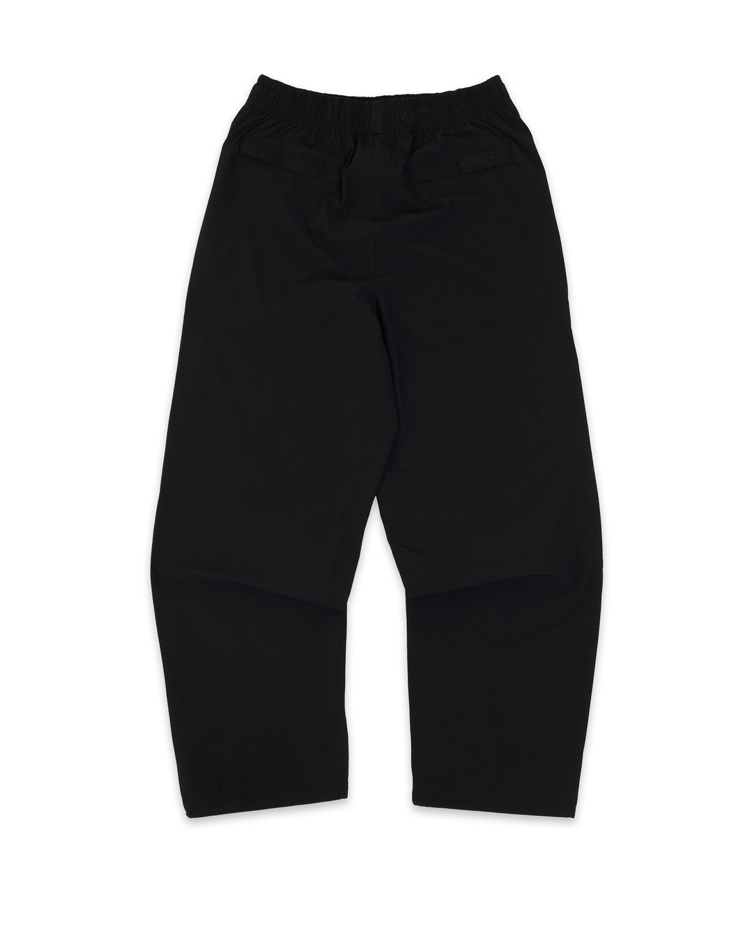 Baggy Vanta Black Track Pants Back Flatlay