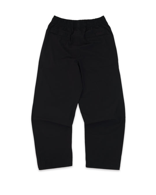 Baggy Vanta Black Track Pants Back Flatlay