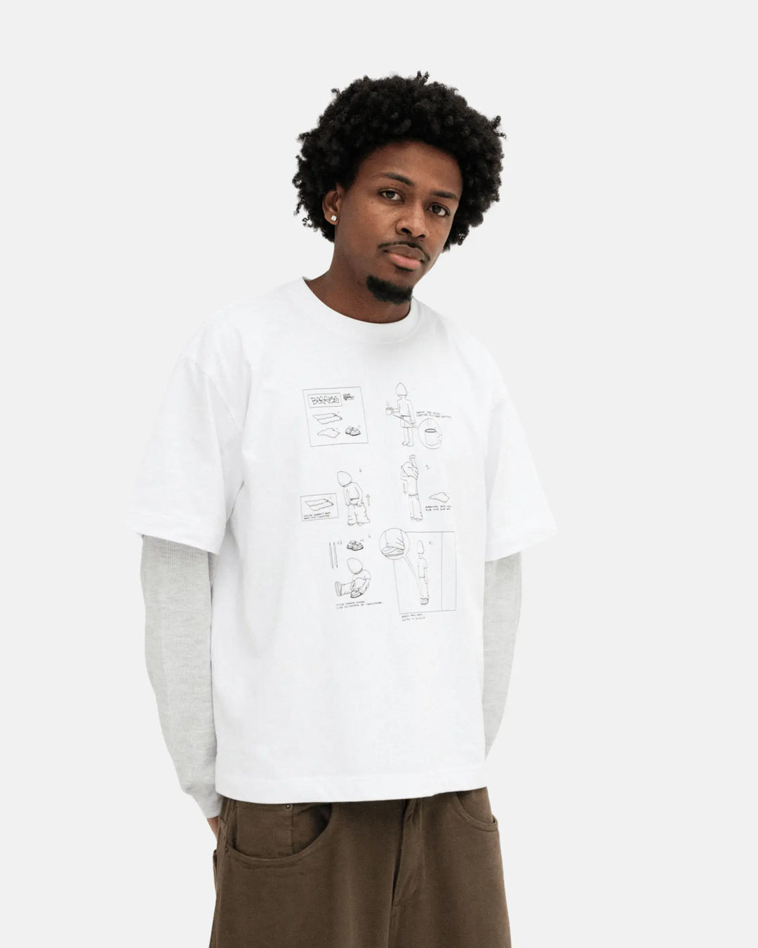 ASSEMBLY TEE | WHITE Baggys.uk