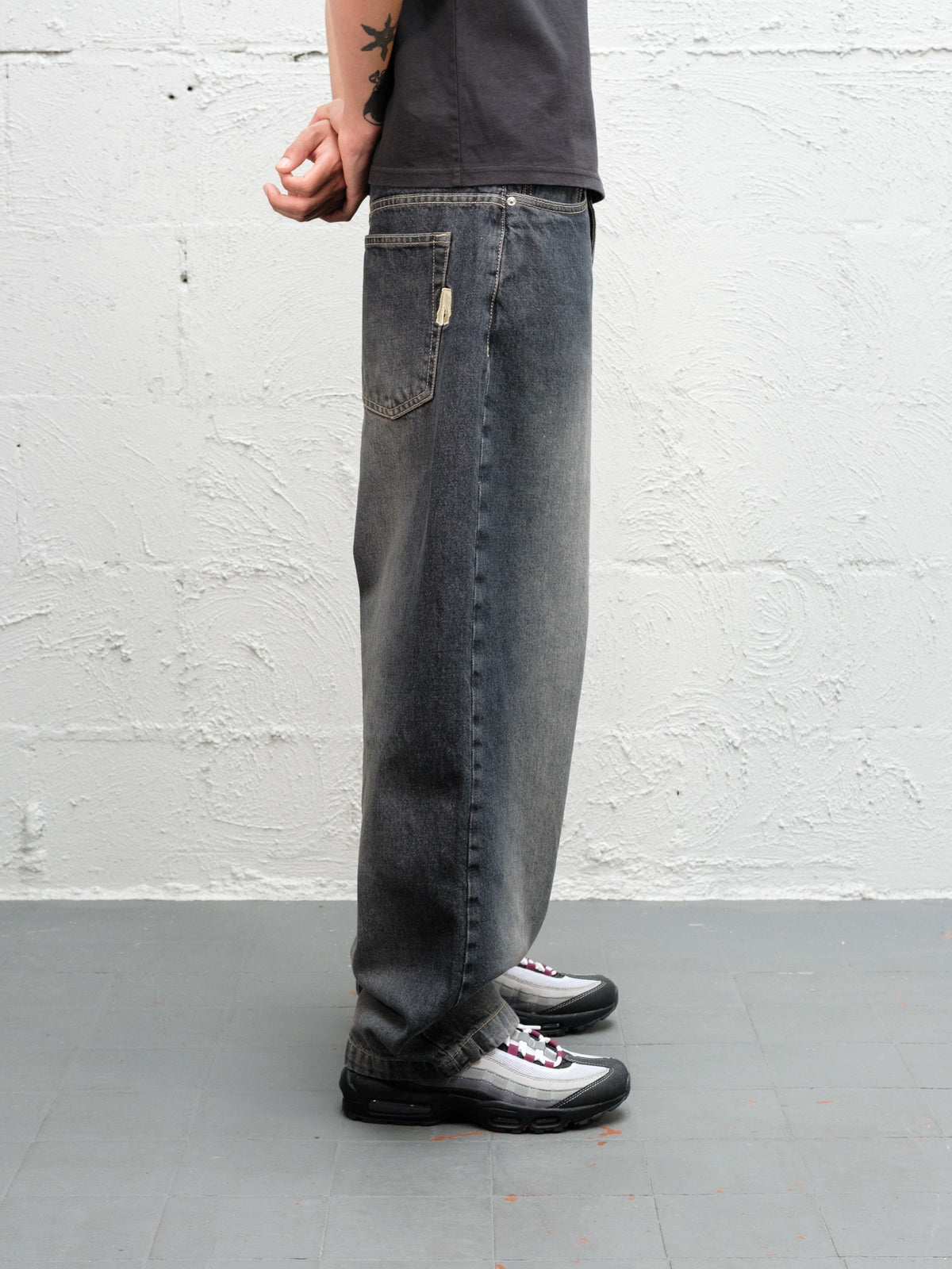  Denim Pant | Flint side full view