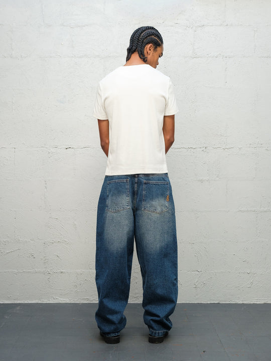 Denim Pant | Frost Rear with white t-shirt and danner boots