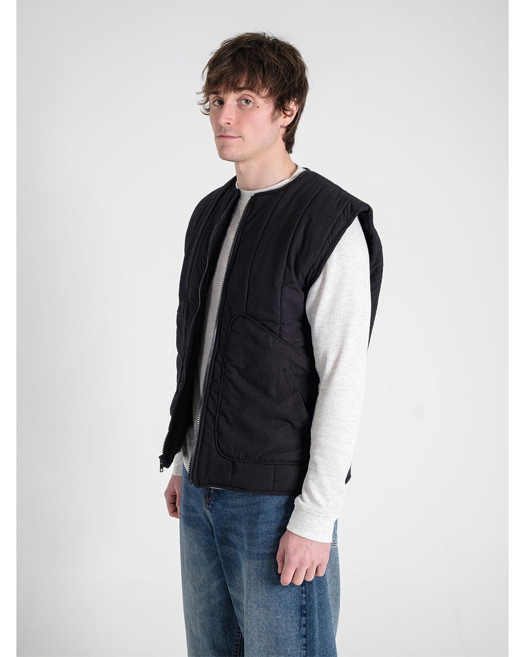 MILITARY GILET | CARBON FRONT STUDIO