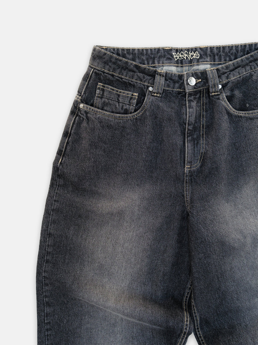 Denim Pant | Flint Flatlay Front Close Up