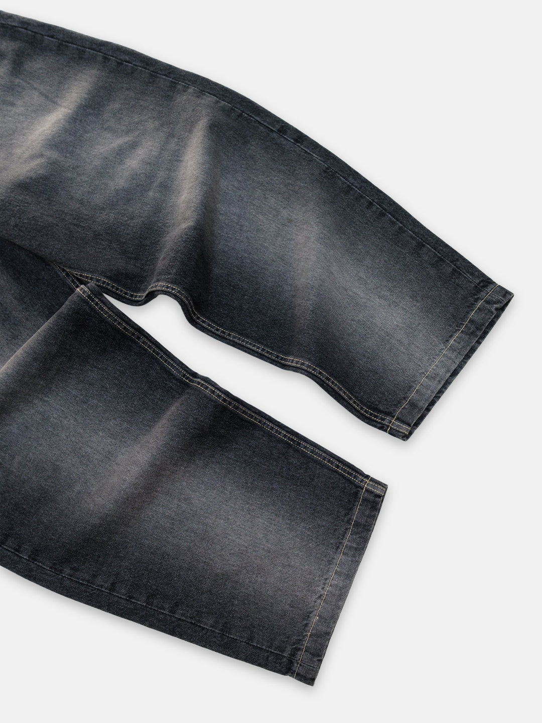 Denim Pant | Flint Flatlay Cuff close up