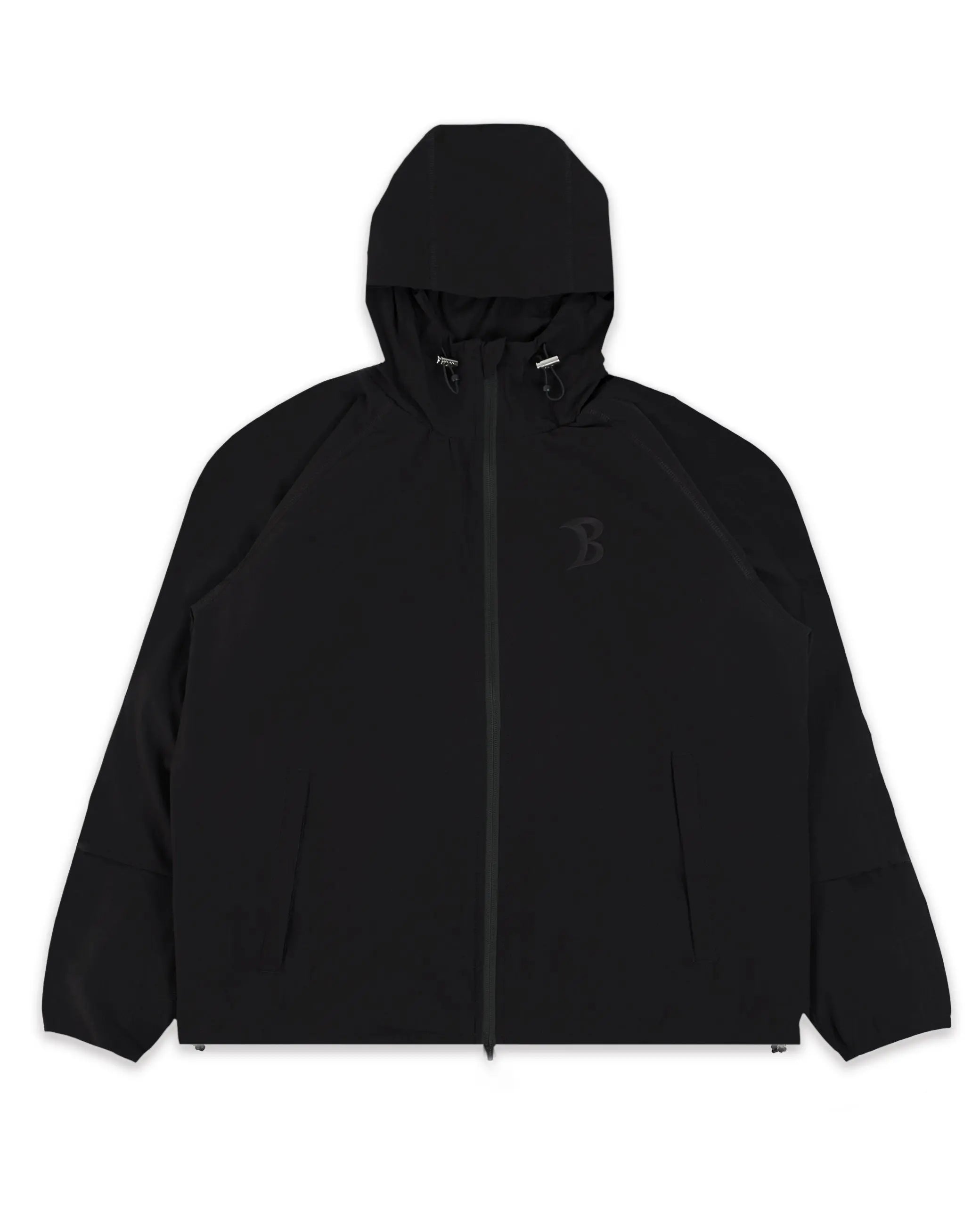 Baggys Vanta Black Track Top Back Front Flatlay 